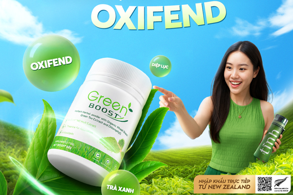 Trà Diệp Lục Green Boost – "Bí Quyết 4T" (Tinh thần, Trẻ hóa, Tiêu hóa, Tan mỡ) Cho Dân Văn Phòng & Người Tập Gym